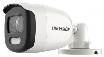 Camera supraveghere exterior, ColorVu, 5 MP, lentila 3.6 mm, Hikvision, DS-2CE10HFT-F36, Hikvision