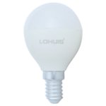 Bec LED Lohuis, sferic, E14, 8W, lumina alba, Lohuis