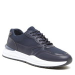 Pantofi sport barbati, Ecco Retro Sneaker White, piele naturala, siret, alb, 46 EU