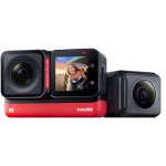 INSTA360 Camera video sport Insta360 ONE Rs Twin Edition, 5.7K, 360°, 4K Wide Angle, Waterproof, HDR, Negru, INSTA360