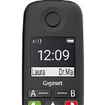 Telefon DECT fara fir Gigaset E290, Caller ID (Negru), Gigaset
