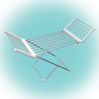 Uscator de rufe electric, Home, FTW1 incalzit, Alb/Argintiu