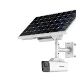 Camera de supraveghere IP Bullet Hikvision 4G cu panou solar DS-2XS2T47G1-LDH4G, 4MP, Lentila 4mm, IR 30m, Hikvision