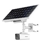 Camera de supraveghere IP Bullet Hikvision 4G cu panou solar DS-2XS2T47G1-LDH4G, 4MP, Lentila 4mm, IR 30m, Hikvision