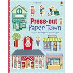 Press-Out Paper Town - Carte Usborne (7+)