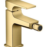Baterie bideu Hansgrohe Metropol Auriu Lucios, 