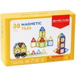 Set de constructie magnetic 3D - 38 piese, MAGPLAYER