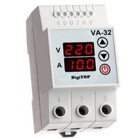 Releu de protectie Tensiune-Amperaj VA-32A Releu de protectie Tensiune-Amperaj VA-32A