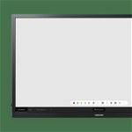 Tabla interactiva E-board Monitor Samsung QB75N-W, 75'' (191cm); aplicatie tip whiteboard/flipchart IWB + aplicatie Signage (cu control de la distanta al contentului afisat); Web browser integrat; Detectie automata grosime creion; Stergere cu palma; Posi