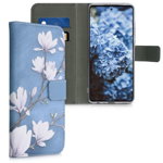 Husa pentru Samsung Galaxy A52/Galaxy A52 5G/Galaxy A52s 5G, Piele ecologica, Albastru, 54349.02, kwmobile