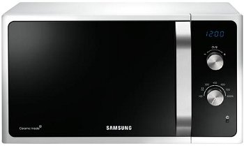 Cuptor cu microunde Samsung MS23F301EAW, 23 l, 800 W, Mecanic, Alb