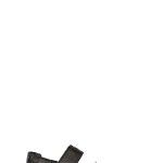 Skechers, Sandale din piele ecologica D'Lites Ultra-Fab Life, Negru, 37