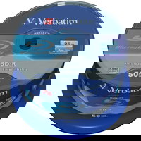 Verbatim BD-R Single Layer Verbatim Datalife 25GB 6X spindle 50 buc., Verbatim