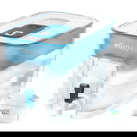 Recipient pentru apa potabila, Brita Flow XXL, BR1052805, 8.2 L, albastru, + 1 cartus filtrant Maxtra Pro Pure Performance