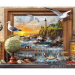 Puzzle Bluebird - Dominic Davison: Marine To Life, 1.000 piese