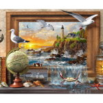 Puzzle Bluebird - Dominic Davison: Marine To Life, 1.000 piese