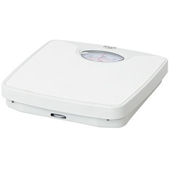 Cantar baie AD 8151W, Adler, Mecanic, Capacitate 130 Kg, Alb