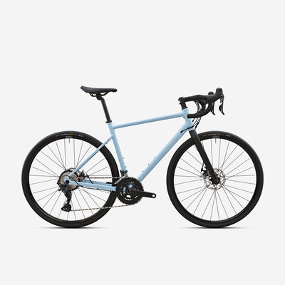 Bicicletă de șosea Endurance Microshift Sword 2x10v - EDR AF Gri închis,