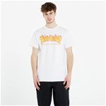 Thrasher Flame Logo T-Shirt White, Thrasher