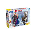 Puzzle de colorat Lisciani - Regatul de gheata, 60 piese