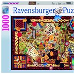 Puzzle jocuri antice 1000 piese ravensburger, Ravensburger