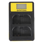 Incarcator Smart Patona Dual LCD EN-EL15 compatibil Nikon D600 D610 D7000 D7100 D800 D8000-141624