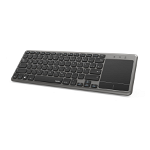 Tastatura Hama fara fir KW-600T compatibila Smart TV gri negru