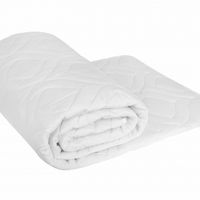 Pilota matlasata Ultrasleep Somnart, 220x200 cm, microfibra, matlasare ultrasonica, lavabila la 90°, 250 g/mp, nivel mediu-scazut de caldura