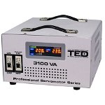 UPS 3100VA / 1800W LCD cu stabilizator 3 iesiri schuko , TED Electric
