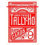 Carti de joc Tally-Ho pentru jucatori magicieni si cardisti Rosu, Bicycle