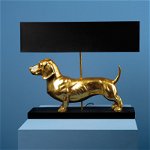 Lampă de masă, Câine auriu, Vienna, 60 x 14 x 48.5 cm , WernerVoss
