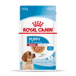 Hrana umeda pentru caini, Royal Canin, Medium Puppy, 10 x 140g