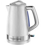 Fierbator Russell Hobbs Structure 28080-70, 2400 W, 1.7 L, Fierbere rapida (Alb/Argintiu), Russell Hobbs