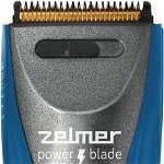 Masina de tuns Zelmer ZHC6550, lama otel/titan, cu baterie, albastru, Zelmer