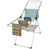 Set 2 x Uscator de Rufe din Metal, Argintiu, Suprafata Utilizabila 18 m, Zilan, Zilan