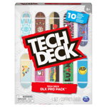 Set 10 mini placi skateboard, Tech Deck, DLX Pro Pack, 20131972, Tech Deck
