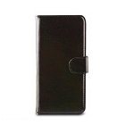 Pachet Husa Xqisit Wallet Case Eman for iPhone 6 plus Brown - XQ18083 + Suport magnetic Tellur MCM3 pentru ventilatie, plastic, Negru