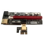 Card dedicat mining PCI-E RISER, versiunea 009S compatibil PCI-E Express 1X-16X cablu, USB 3.0, Riser