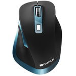 Mouse Optic Canyon CNS-CMSW14DG USB Wireless Black Blue