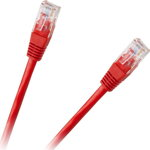 LP Patchcord kabel UTP 8c wtyk-wtyk 3,0m CCA czerwony cat.6e, LP