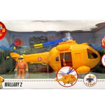 Wallaby II helicopter with Fireman Sam figurine, Simba