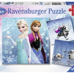 Puzzle frozen fete 3x49 piese ravensburger, Ravensburger