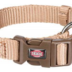 Zgarda Pentru Caini, Trixie Premium, S-M: 30-45 cm/15 mm, Rosu, 201503