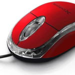 Mouse ESPERANZA XM102R Camille 3D, Optic, USB, 3 butoane, 1000 dpi, Rosu, Esperanza