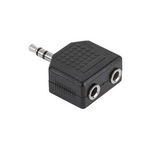 Adaptor Jack 3.5 tata la 2 x Jack 3.5 mama STEREO, ZLA0293, Atu Tech