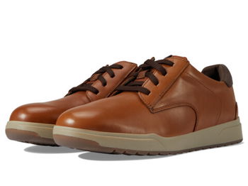 Incaltaminte Barbati Rockport Bronson Plain Toe Tan Leather, Rockport