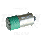Sursa LED de semnalizare, verde NYGL-ACDC24G 24V AC/DC, Ba9s, Tracon