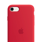Apple iPhone SE Silicone Case RED, apple