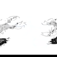 Drona RC cu leduri, 27x27x4,5 cm, 