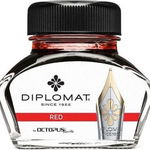 Cerneala Diplomat Diplo Octopus 30 ml sticla rosu, Diplomat